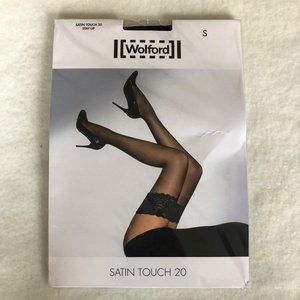 NWT Wolford Satin Touch 20 Stay Up